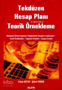 Tekdüzen Hesap Planı Teorik Örnekleme | Erhan Kotar | Alfa Basım Yayım