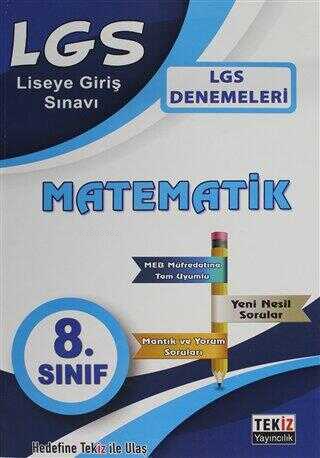 Tekiz Yayıncılık 8. Sınıf LGS Matematik Demesi | Kolektif | Tekiz yayı