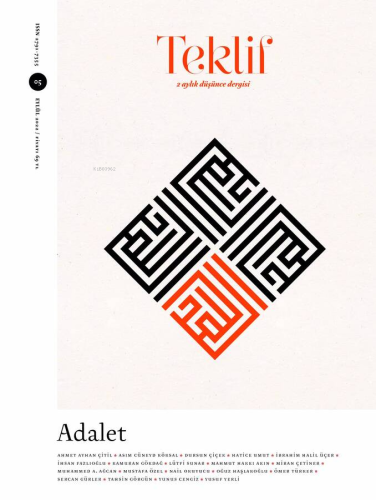 Teklif 5. Sayı;2 Aylık Düşünce Dergisi | Kolektif | Teklif Dergi