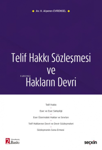 Telif Hakkı Sözleşmesi ve Hakların Devri | Halil Alperen Evrensel | Se