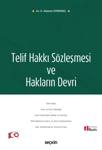 Telif Hakkı Sözleşmesi ve Hakların Devri | Halil Alperen Evrensel | Se