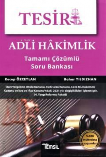 Tesir Adli Hakimlik Tamamı Çözümlü Soru Bankası | Recep Özceylan | Tem