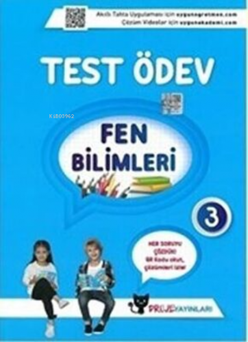 Test Ödev Fen Bilimleri | Kolektif | Sadık Uygun Yayınları