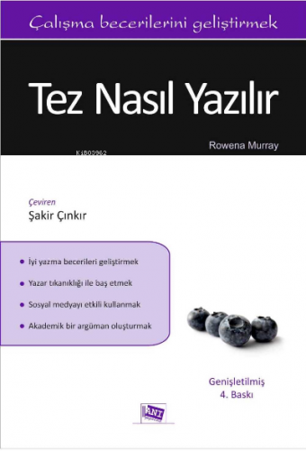 Tez Nasıl Yazılır | Rowena Murray | Anı Yayıncılık