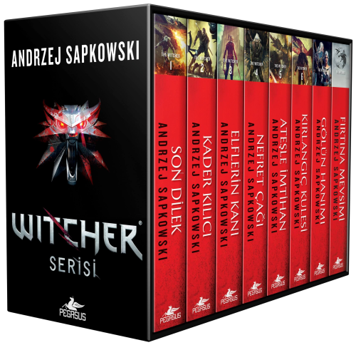 The Witcher Serisi Kutulu Özel Set (8 Kitap) | Andrzej Sapkowski | Peg