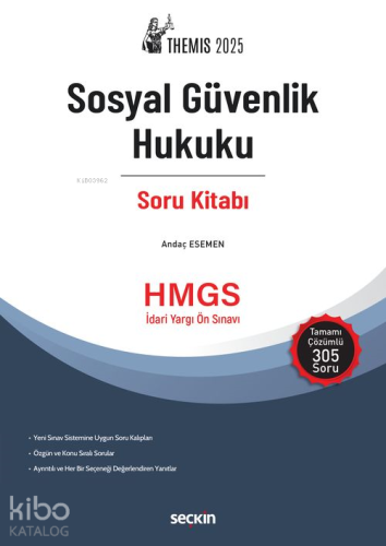 Themis 2025 - Sosyal Güvenlik Hukuku Soru Kitabı | Andaç Esemen | Seçk