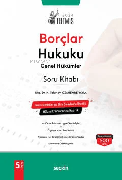 Themis– Borçlar Hukuku Genel Hükümler – Soru Kitabı | H. Tolunay Ozane