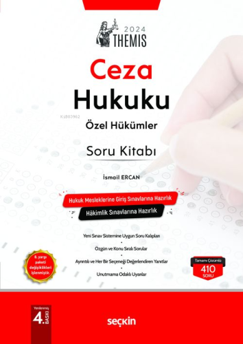 Themis– Ceza Hukuku Özel Hükümler Soru Kitabı | İsmail Ercan | Seçkin 