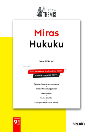 Themis– Medeni Hukuk Konu Kitabı C:III – Miras Hukuku | İsmail Ercan |