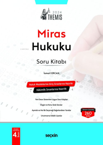 Themis– Medeni Hukuk Soru Kitabı C:III – Miras Hukuku | İsmail Ercan |