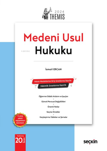 Themis– Medeni Usul Hukuku Konu Kitabı | İsmail Ercan | Seçkin Yayıncı