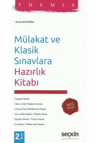 Themıs Mülakat ve Klasik Sınavlara Hazırlık Kitabı | Deniz Bayeren | S