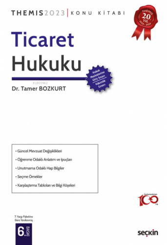 Themis Ticaret Hukuku Konu Kitabı | Tamer Bozkurt | Seçkin Yayıncılık