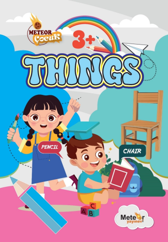 Things (Eşyalar); Türkçe – İngilizce Boyama Kitabı | Umut Öz | Meteor 