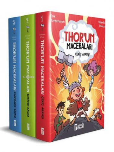 Thor'un Maceraları Seti - 3 Kitap Takım | Erik Tordensson | Parola Çoc