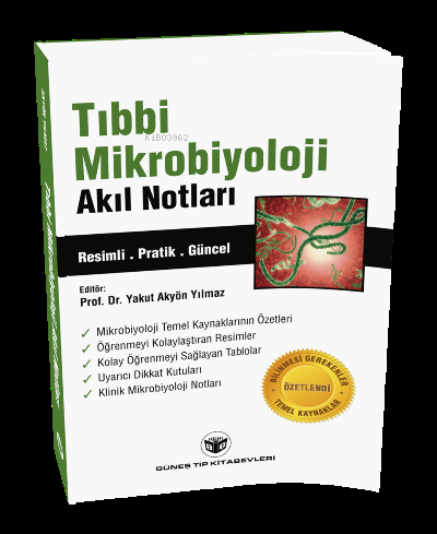 Tıbbi Mikrobiyoloji Akıl Notları | Kolektif | Güneş Tıp Kitabevi