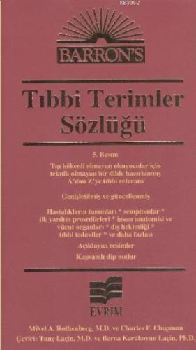 Tıbbı Terimler Sözlüğü | Kolektif | Evrim Yayınevi