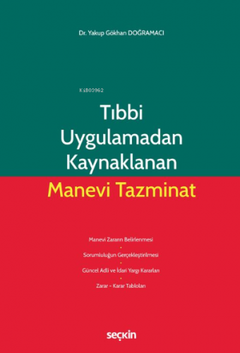 Tıbbi Uygulamadan Kaynaklanan Manevi Tazminat | Yakup Gökhan Doğramacı