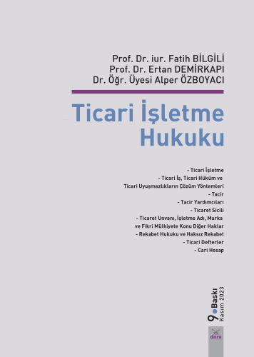 Ticari İşletme Hukuku | Fatih Bilgili | Dora Yayıncılık