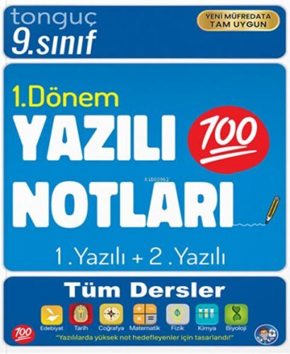 Tonguç Akademi 9. Sınıf Yazılı Notları 1. Dönem 1 ve 2. Yazılı | Kolek