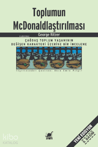 Toplumun McDonaldlaştırılması | George Ritzer | Ayrıntı Yayınları