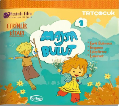 TRT Çocuk Maysa ve Bulut Etkinlik Kitabı - 1 | Kolektif | Burhan Yayın