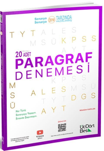 Tüm Adaylar için 25 li Paragraf Denemesi - 2021 | Müslüm Kaplan | Üç D