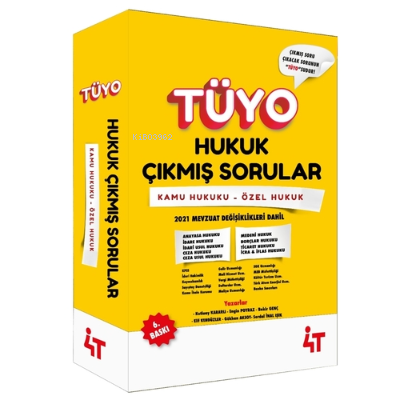 TÜYO Hukuk Çıkmış Sorular Özel Hukuk Kamu Hukuku | Kutluay Kararlı | 4