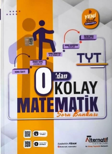 TYT 0'Dan Kolay Matematik Soru Bankası | Sadettin Fidan | Alternatif Y