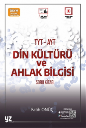 TYT - AYT Din Kültürü ve Ahlak Bilgisi Soru Kitabı | Fatih Onüç | YZ Y