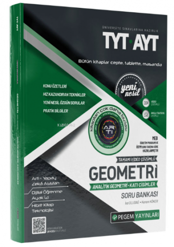 TYT-AYT Geometri Analitik Geometri-Katı Cisimler Soru Bankası | Kerem 