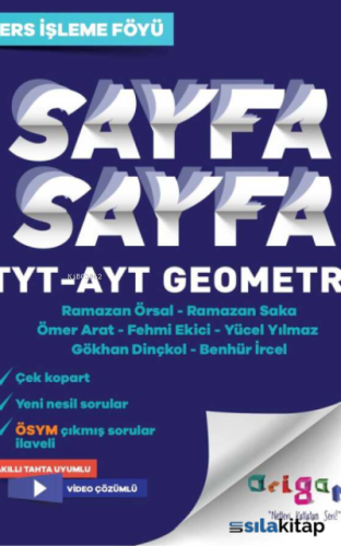 Tyt-Ayt Geometri Sayfa Sayfa Ders İşleme Föyü | Kolektif | Tammat Yayı