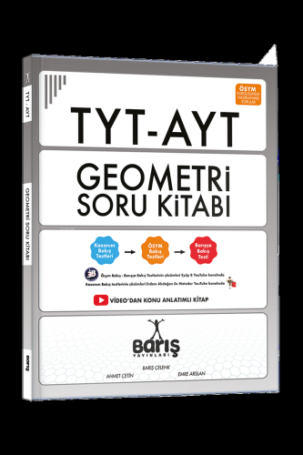 TYT AYT Geometri Soru Kitabı | Barış Çelenk | Barış Yayınları