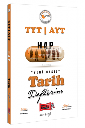 TYT AYT Hap Tarih Defterim | Çetin Sungur | Yargı Yayınevi