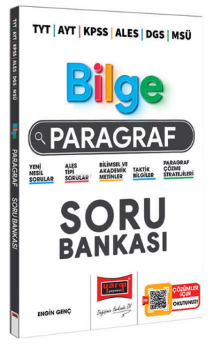 TYT AYT KPSS ALES DGS MSÜ Bilge Paragraf Soru Bankası | Engin Genç | Y