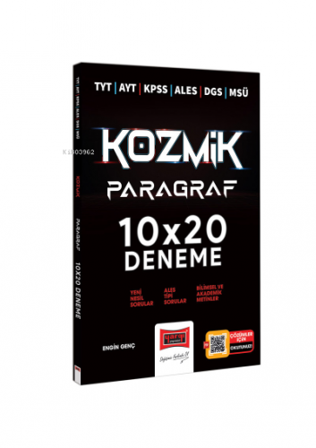 TYT AYT KPSS ALES DGS MSÜ Kozmik Paragraf 10x20 Deneme | Engin Genç | 