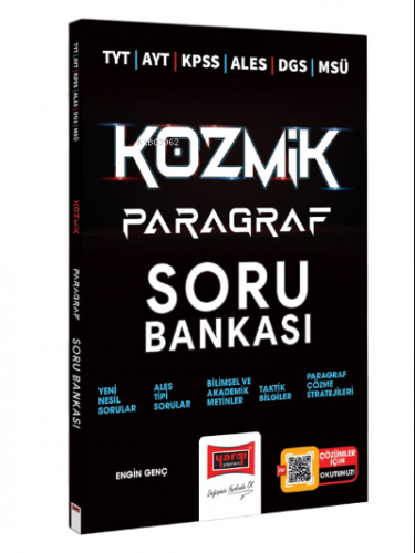 TYT AYT KPSS ALES DGS MSÜ Kozmik Paragraf Soru Bankası | Engin Genç | 