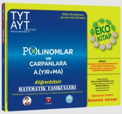 TYT-AYT-Matematik-Fasikulleri-Polinomlar-ve-Carpanlara-Ayirma-Eko | Ko