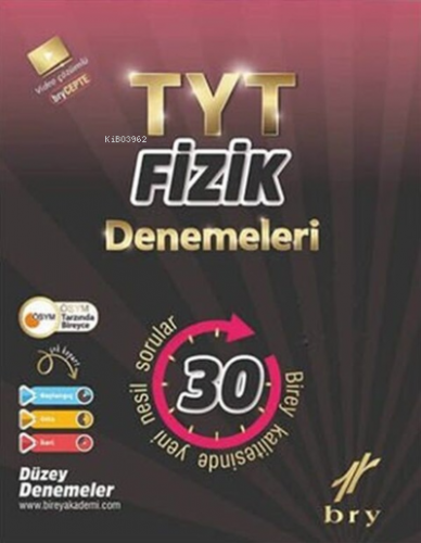 TYT - Branş Denemeleri - Fizik (30 lu) | Kolektif | Birey Yayıncılık