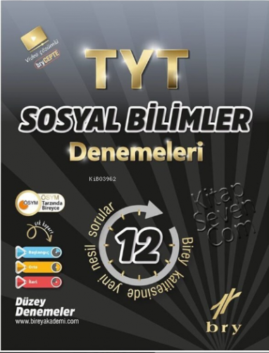 TYT - Branş Denemeleri - Sosyal Bilimler (12 li) | Kolektif | Birey Ya