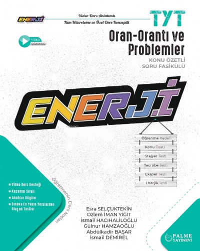 TYT Enerji Oran-Orantı Ve Problemler Konu Özetli Soru Fasikülü | İsmai