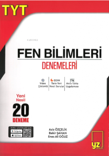 TYT Fen Bilimleri Denemeleri Yeni Nesil 20 Deneme | Bekir Şahan | YZ Y