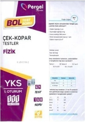 TYT Fizik Çek Kopar Yaprak Testler | Kolektif | Pergel Yayıncılık