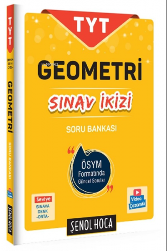 TYT Geometri Sınav İkizi Soru Bankası | Şenol Aydın | Şenol Hoca Yayın