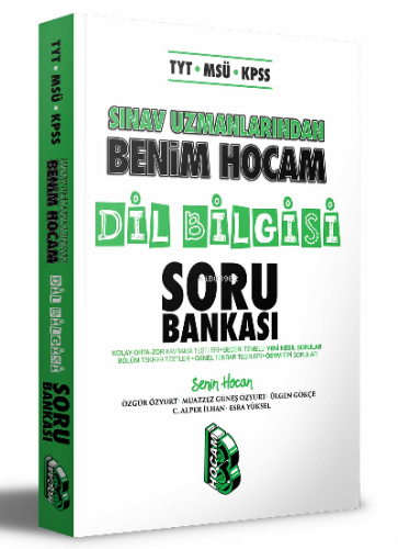 TYT - MSÜ - KPSS Sınav Uzmanlarından Dil Bilgisi Soru Bankası | Esra Y