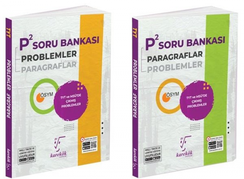 TYT P2 Soru Bankası - Paragraflar & Problemler | Kolektif | Karekök Ya