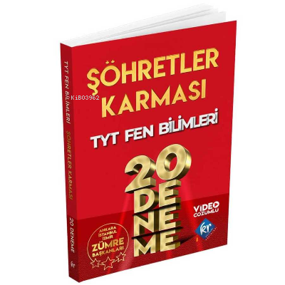 TYT Şöhretler Karması Fen Bilimleri 20 Deneme | Kolektif | KR Akademi