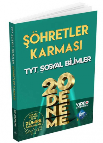 TYT Şöhretler Karması Sosyal Bilimler 20 Deneme | Kolektif | KR Akadem