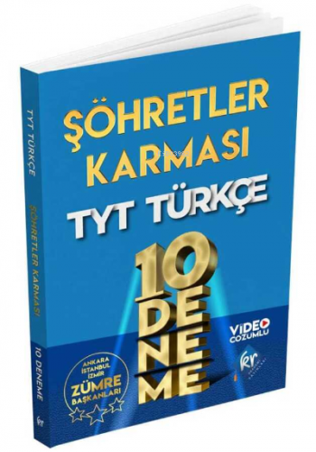 TYT Şöhretler Karması Türkçe 10 Deneme | Kolektif | KR Akademi