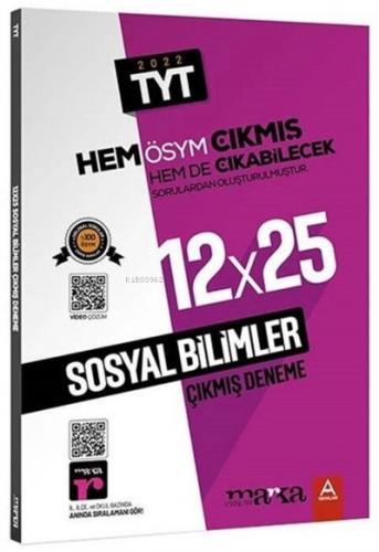 TYT Sosyal Bilimler ÖSYM Çıkmış ve Çıkabilecek 12 Deneme Sınavı Tamamı